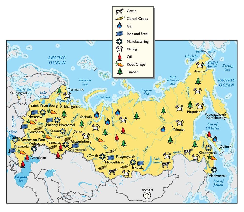 zdroj mapa Ruska