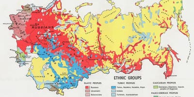 Mapa Ruska v roce 1917