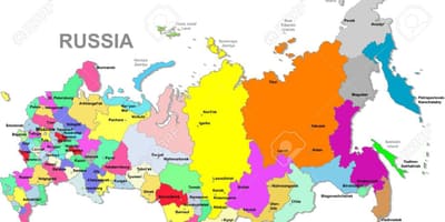 Mapa ruské federace