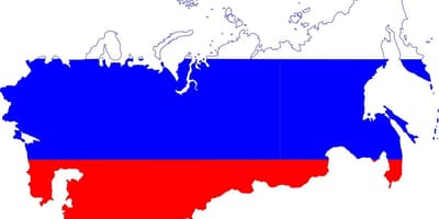 Rusko mapa vlajka