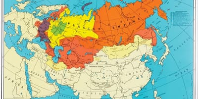 Mapa Ruska 1914