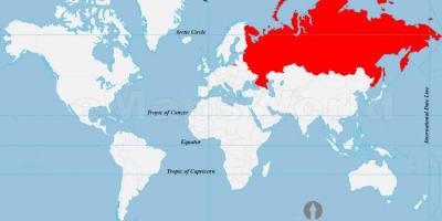 Rusko mapa umístění