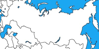 Rusko mapa prázdná