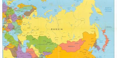 Mapa SSSR vs Rusko