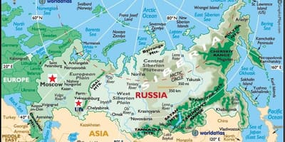 Mapě z ufa, Rusko